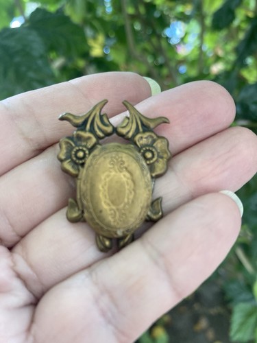 Vintage brasstone floral dual - brasstone,
