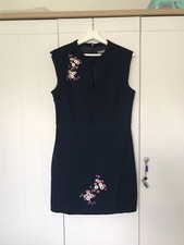 oasis navy floral dress