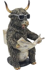 Highland Cow Loo Ornament Gift