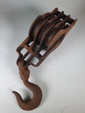 Vintage  Treble  Pulley Hook Heavy Duty