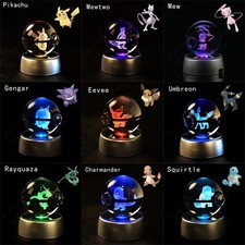 Pokemon 3D Crystal Glass