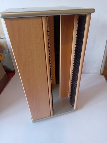 Wooden rotating rack - cd,