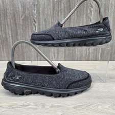 Skechers Go Walk 2 Super Sock Women's Size UK 5.5 Slip On Black Grey Pink 