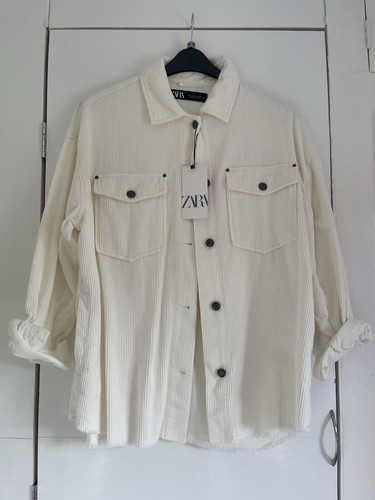 Zara cream white corduroy - , 100%