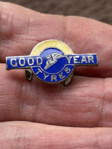 Vintage goodyear tyres - goodyear, enamel