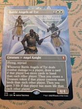 BORDERLESS Battle Angels of Tyr ~ Commander Legends 2 [ NM ] [ Magic MTG ]