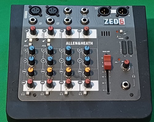 Allen heath zed 6 analogue - allen,
