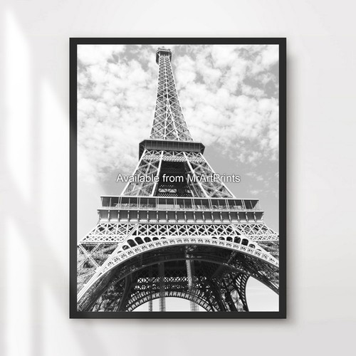 Black and white - black, eiffel