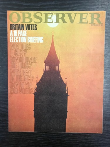 Observer magazine britain - observer, magazine:
