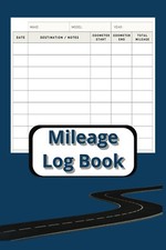 Mileage Record Log Book 6 X 9