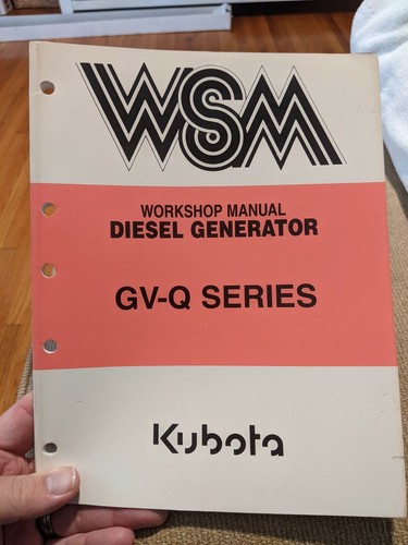 Kubota wsm diesel generator - wsm,