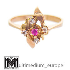 585 yellow gold ruby ring diamond 14ct yellow gold ruby diamond 14k gold ring