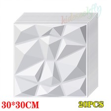 20x Kitchen 3D Wall Panels Covering PVC Cladding Wallpaper Decorative Tiles Deco