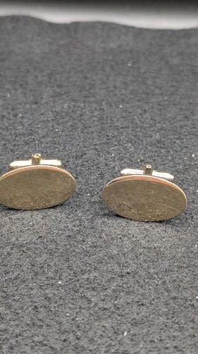 Vintage oval gold tone - vintage, cuff