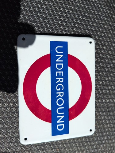 Small enamel sign - small,