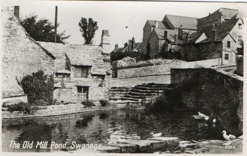 Vintage swanage postcard - swanage, old