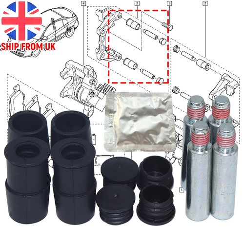 Rear brake caliper - brake, slider
