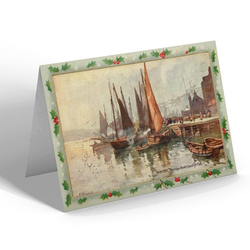 Xmas notelet vintage - notelet,