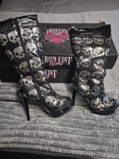 Iron Fist Knee High Boots UK