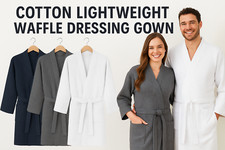 BATH ROBE WAFFLE EGYPTIAN