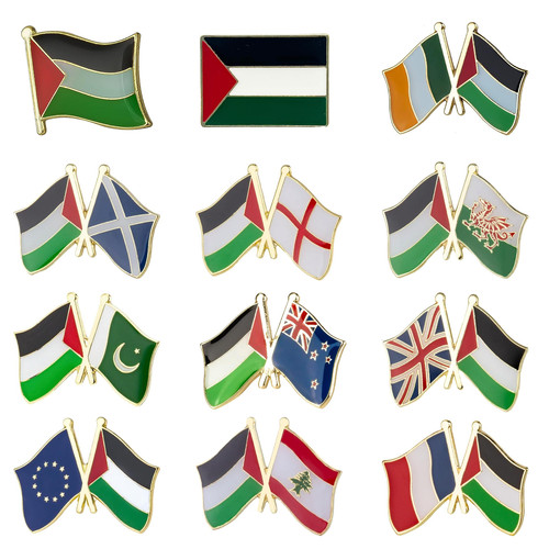 Palestine palestinian flag pin - palestinian,