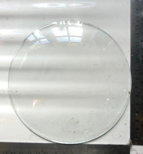 Vintage clock convexed glass - clock,