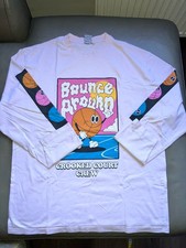 Crooked Tongues Long Sleeve T Shirt Basketball Pink Large Bounce Court Crew