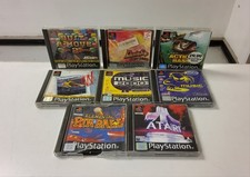 8 x Arcade PS1 Games JobLot -  Bust A Move Atari Elemental Action Bass   47