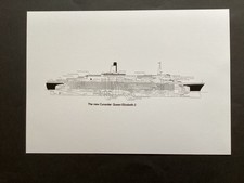 Cunard QE2 - 1969 Cross