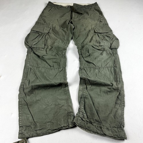 Mens vintage olive cargo - mens, pants