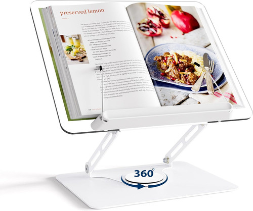 Adjustable acrylic book stand - book,