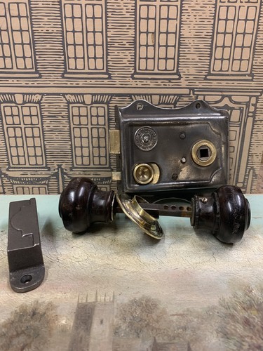 Old victorian rim lock - old,