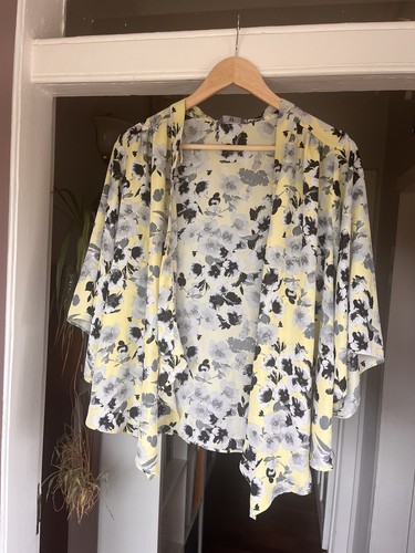 Bhs yellow grey floral - bhs,