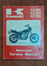 Genuine Kawasaki KZ 550 - Z550 Workshop Manual 1979 - 1980 - 1981
