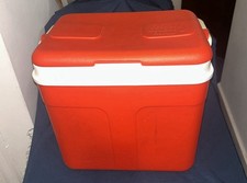 Ideal Homes Red And White Vintage Cool Box Fur Lebensmittel RAL B92 For Repair