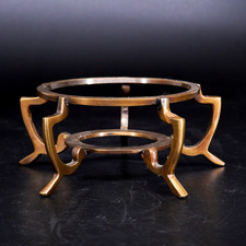 Vintage 6" Wide Ornate Solid