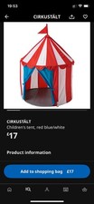 IKEA KIDS TENT IN A GOOD USED