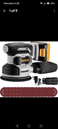 20v cordless sander - 20v,