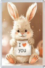 Cute Bunny 'I LOVE YOU' -