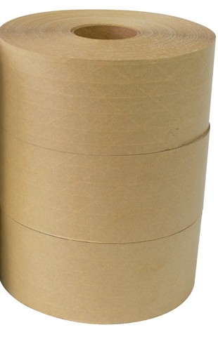 Brown reinforced gummed water - brown,
