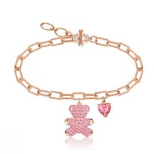 Pink,Green,White gold Teddy