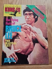 Kung-Fu Monthly No. 1 Vintage 1974 UK Poster-Magazine Bruce Lee