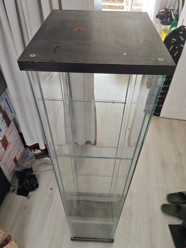 Tall glass display - tall, /