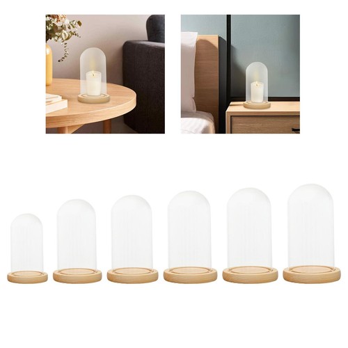 Clear glass dome cover - clear,