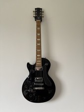 Gibson Nashville Les Paul Studio Left Handed Guitar In Black used with Hard Case