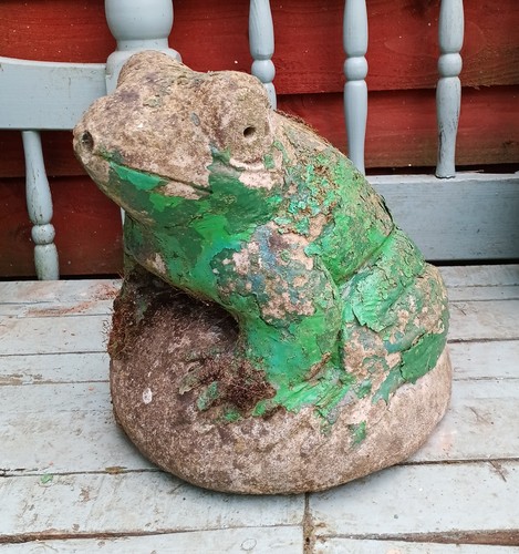 Vintage concrete stone - , large