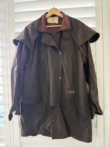 Vtg drizabone oilskin - oilskin, waxed
