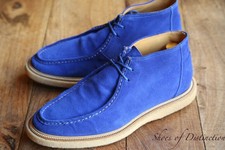 Russell & Bromley Blue Suede