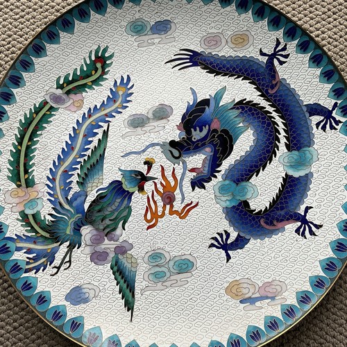 Vintage dragon and - and, phoenix