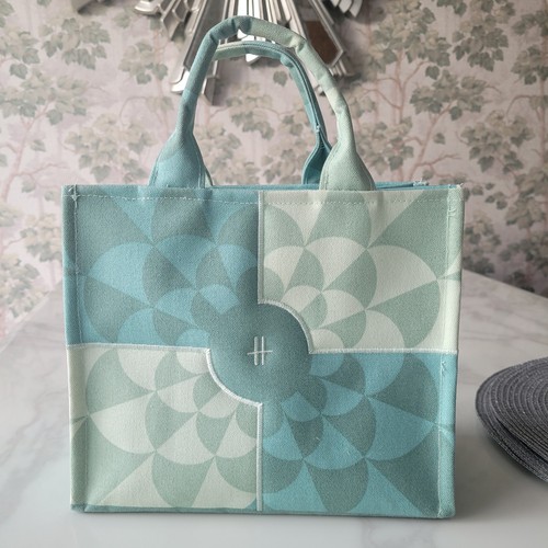 Harrods tote bag teal light - tote,